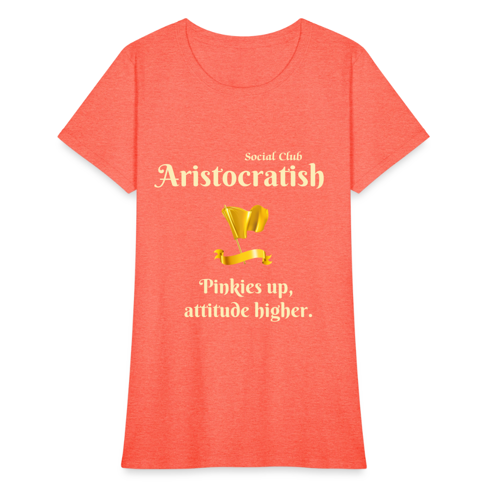 Aristocratish Social Club: Pinkies Up - heather coral